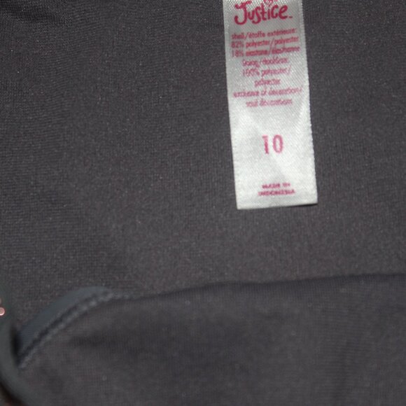 Grey 2 Pcs Justice Bikini Swimsuit Size 10 - Picture 4 of 10